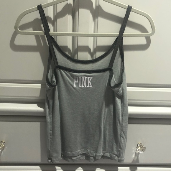 VS Pink Grey Tank Top - Picture 3 of 3